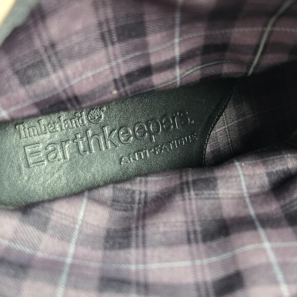 Timberland Earthkeepers Bethel Buckle Boots Womens 7.5 Black Leather Suede Heel - Picture 9 of 12